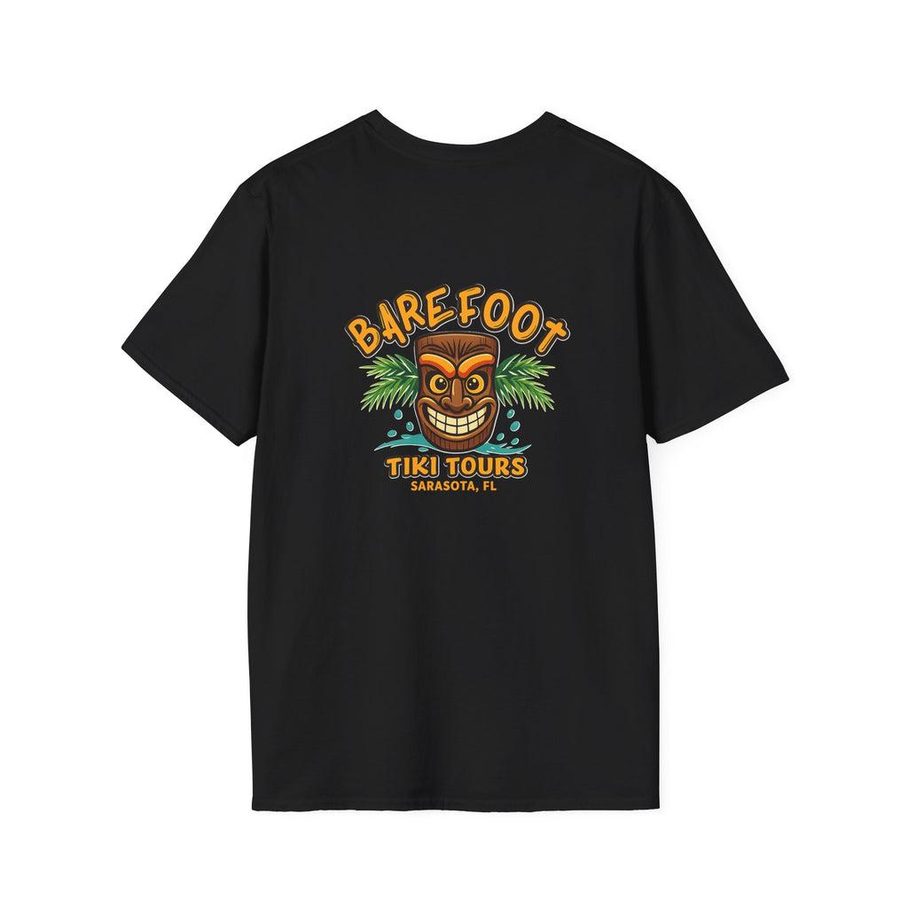 T-Shirt — Barefoot Tiki Tours Graphic Tee (Sarasota, FL)