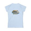 Barefoot Tiki Women's Softstyle Tee - Boat illustration