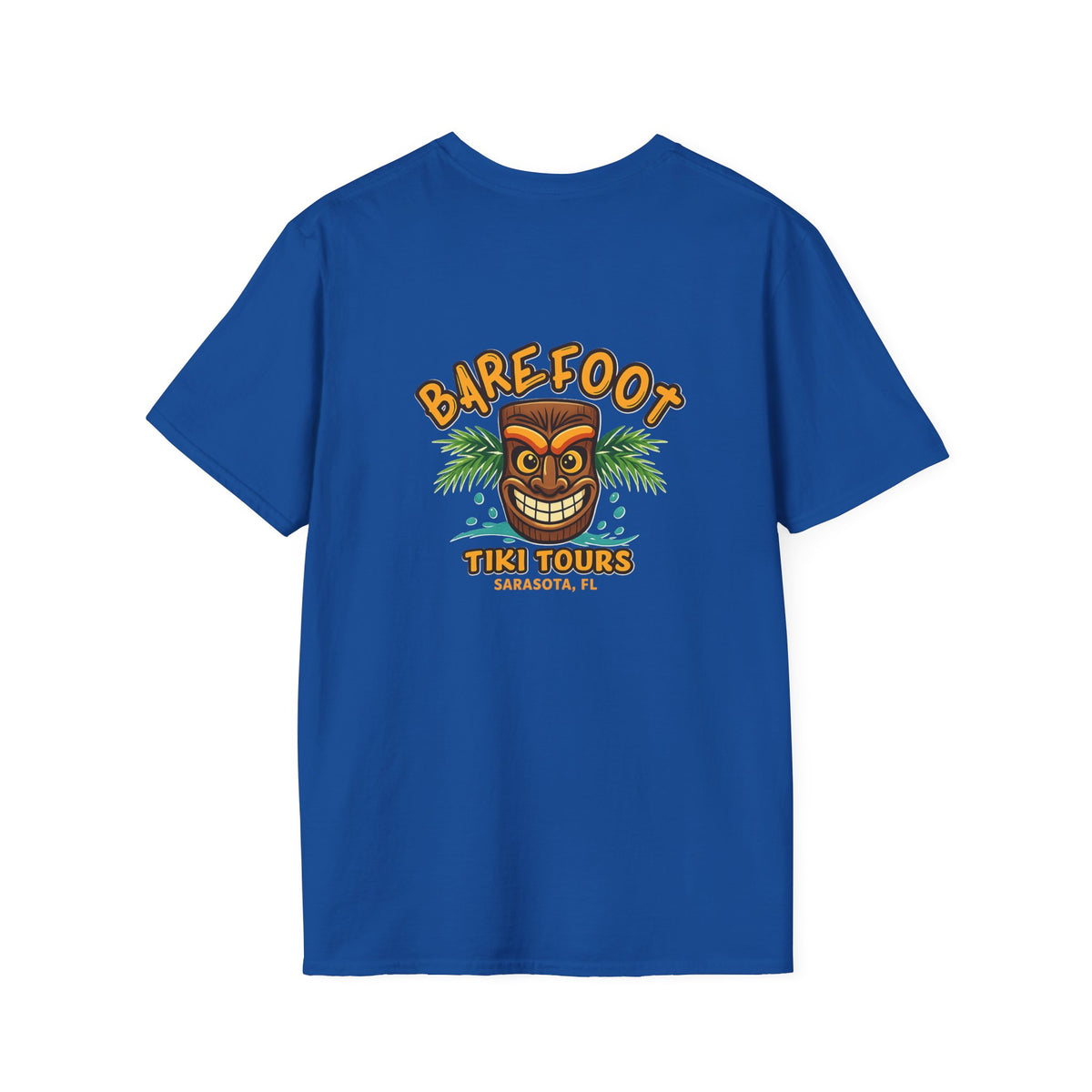 T-Shirt — Barefoot Tiki Tours Graphic Tee (Sarasota, FL)