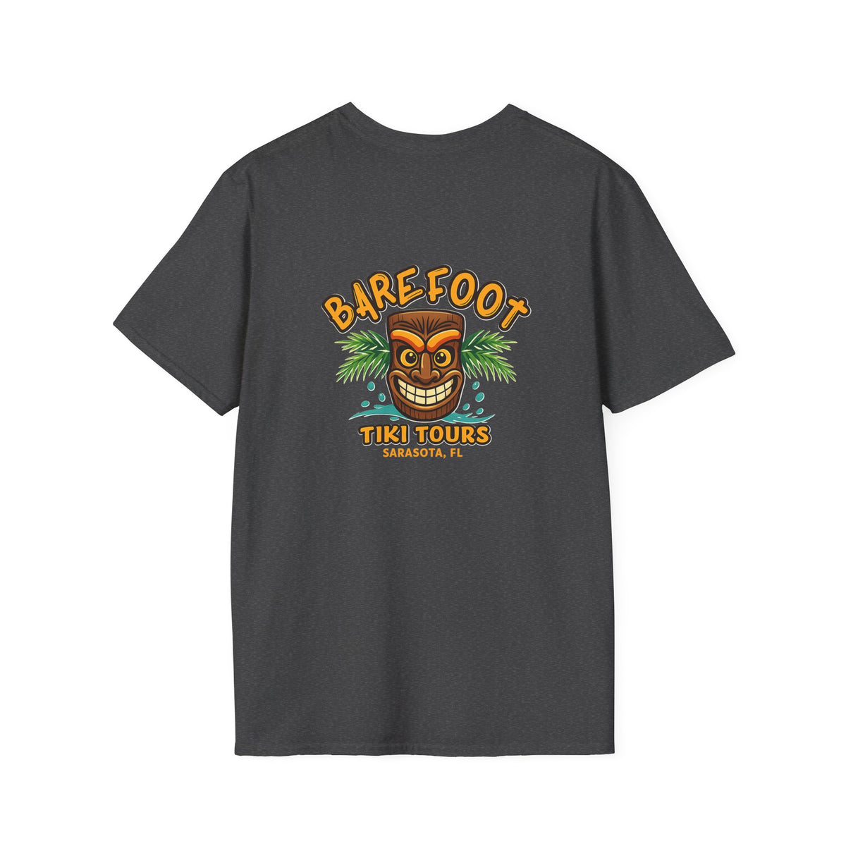 T-Shirt — Barefoot Tiki Tours Graphic Tee (Sarasota, FL)