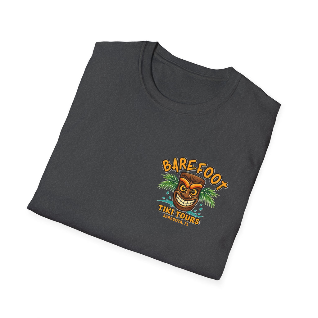 T-Shirt — Barefoot Tiki Tours Graphic Tee (Sarasota, FL)