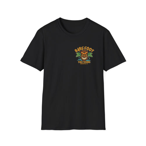 T-Shirt — Barefoot Tiki Tours Graphic Tee (Sarasota, FL)