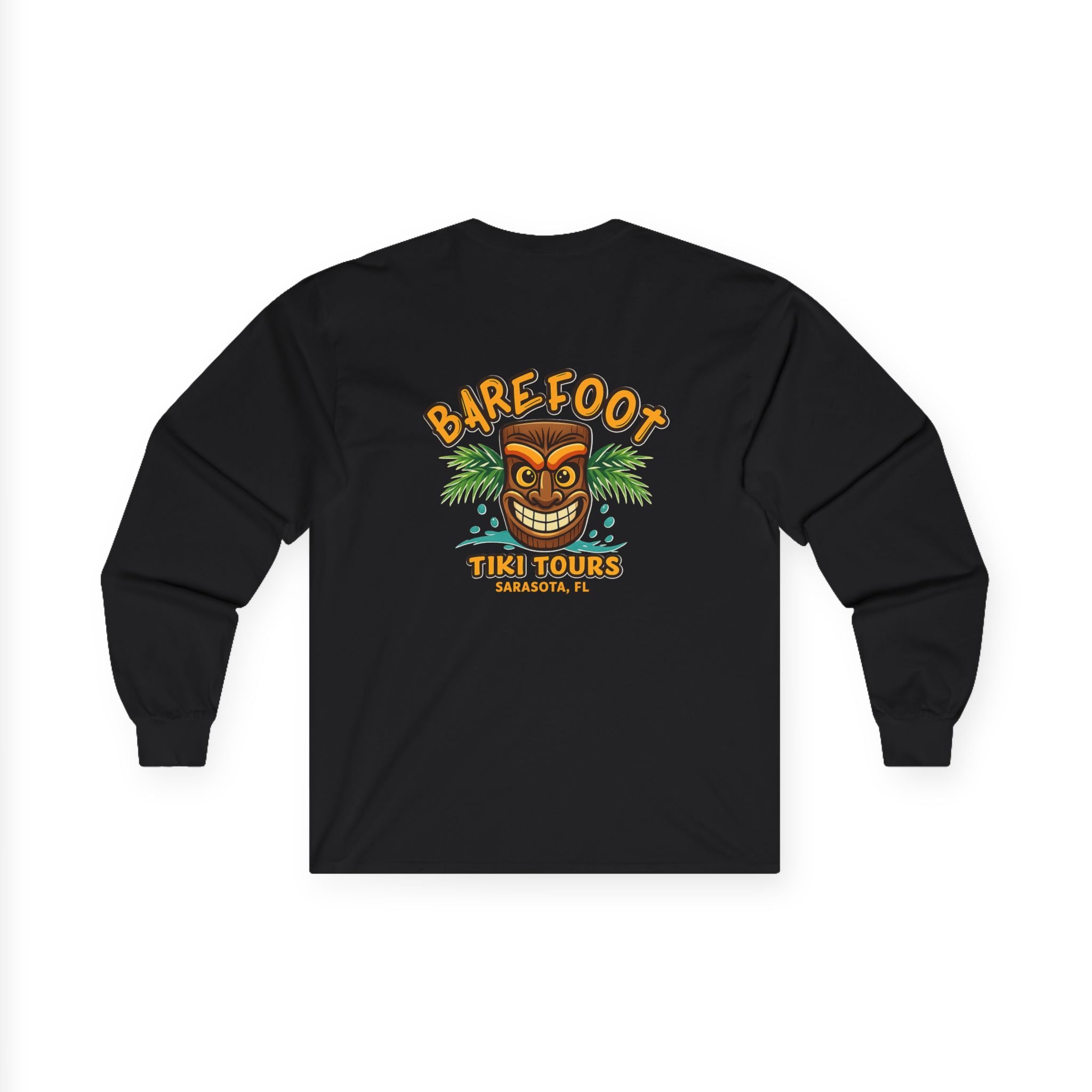 Barefoot Tiki Tours long sleeve tee | Retro Tiki