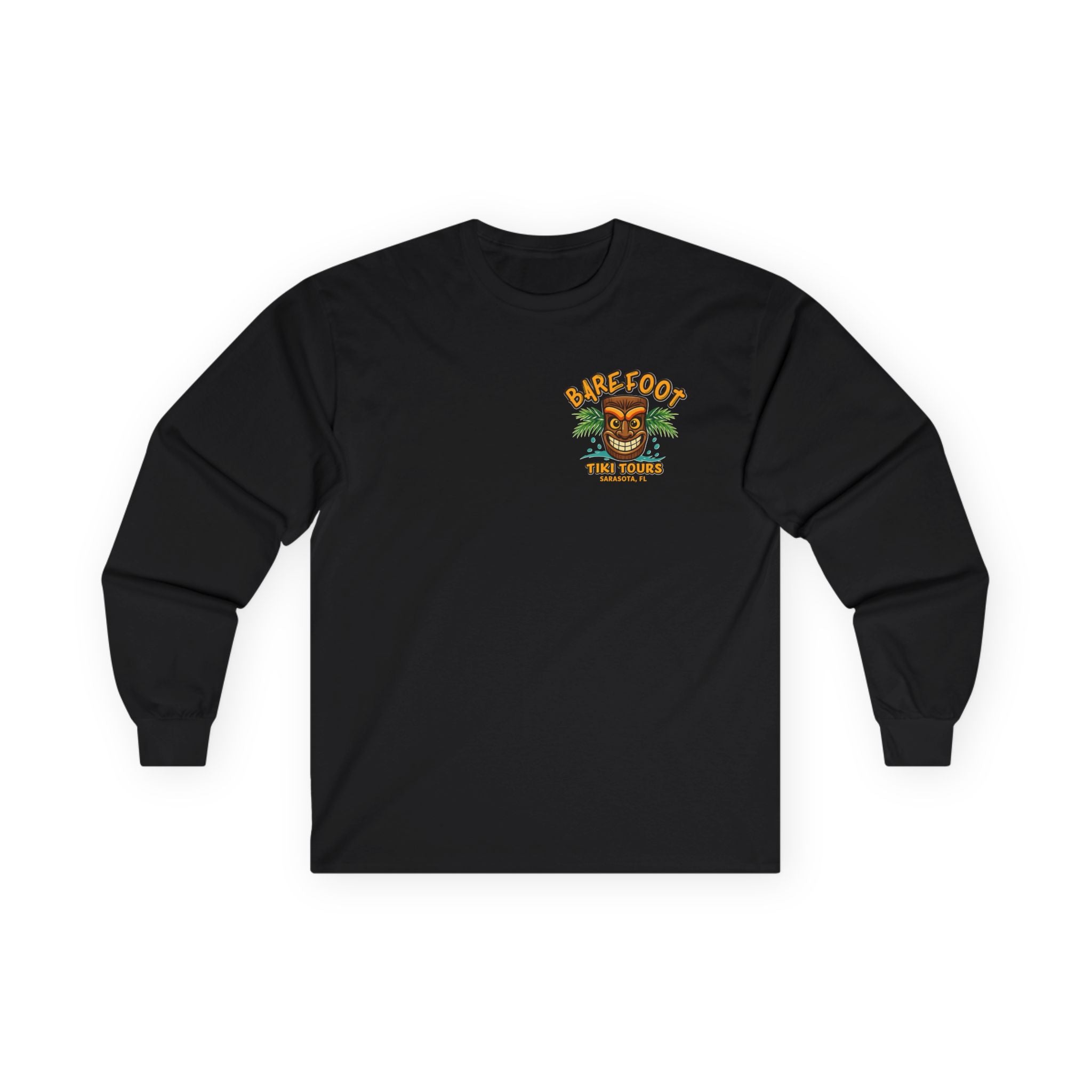 Barefoot Tiki Tours long sleeve tee | Retro Tiki